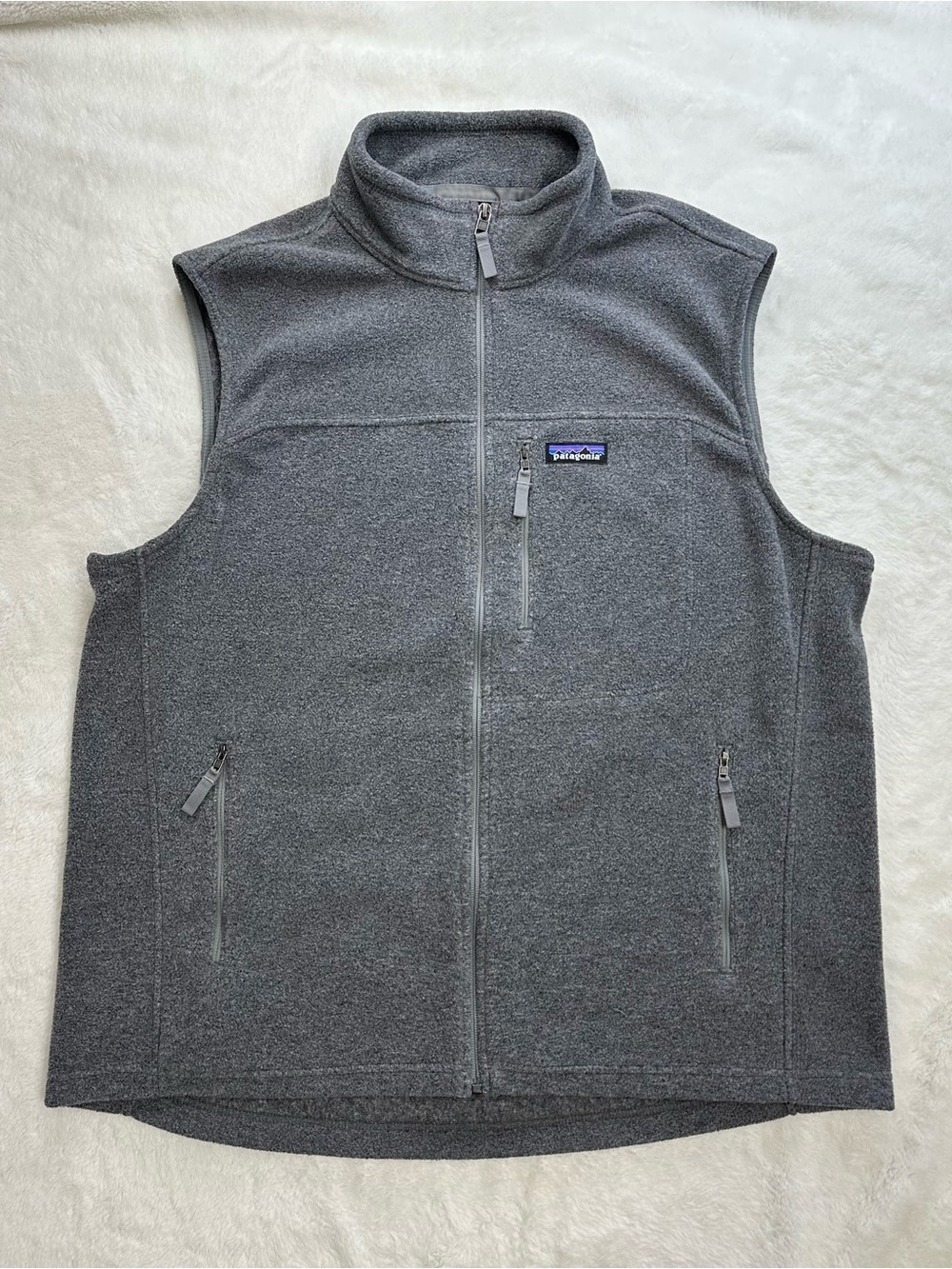 Patagonia Classic Synchilla Fleece Vest - Men’s XL - Nickel Gray